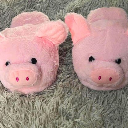 🐷 Pink Pig Slippers