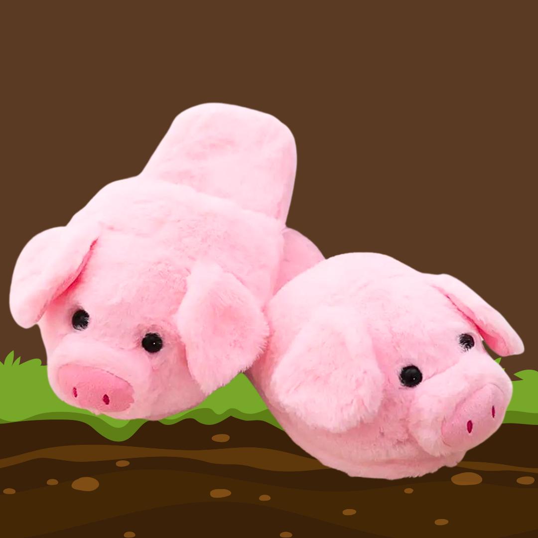 🐷 Pink Pig Slippers