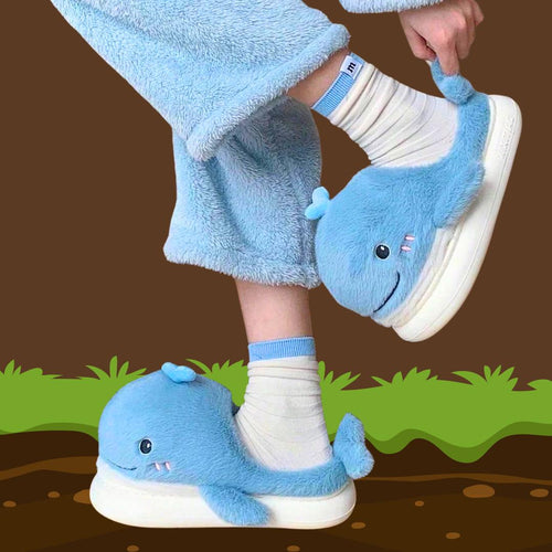 🐳 Cute Whale Slippers