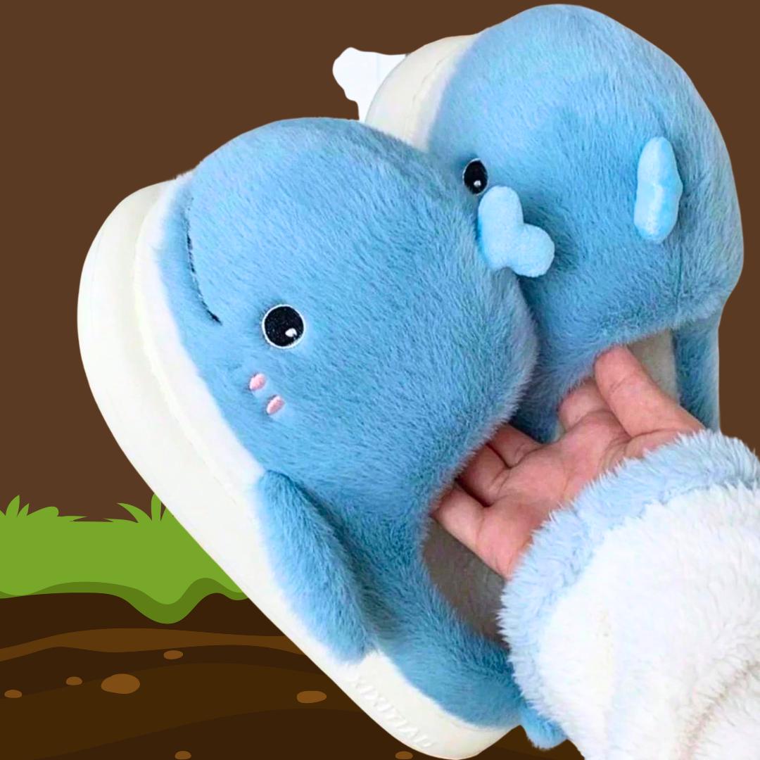 🐳 Cute Whale Slippers