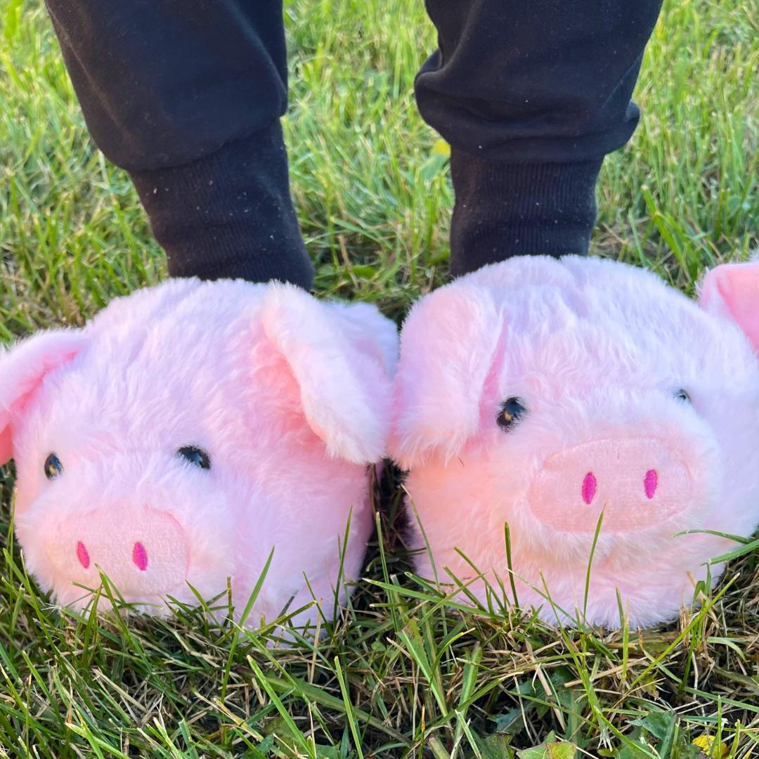 🐷 Pink Pig Slippers